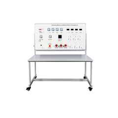 Dispositivo de treinamento em eletrônica/eletricidade e acionamento elétrico, equipamento de treinamento profissional, demonstrador, treinador de sistemas elétricos automáticos.