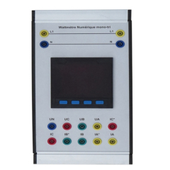 Đồng hồ đo công suất kỹ thuật số một pha, thiết bị giảng dạy, dụng cụ hỗ trợ giáo dục, thiết bị phòng thí nghiệm kỹ thuật điện.