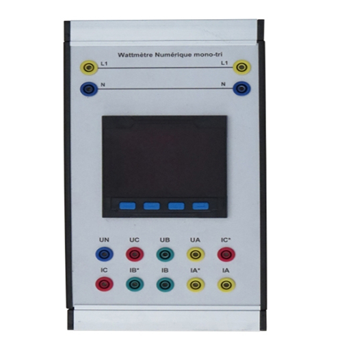 Đồng hồ đo công suất kỹ thuật số một pha, thiết bị giảng dạy, dụng cụ hỗ trợ giáo dục, thiết bị phòng thí nghiệm kỹ thuật điện.
