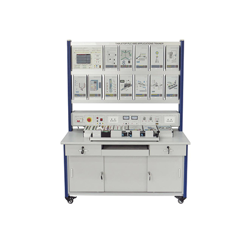 Tabletop PLC and Applications Trainer Didactic Equipment Industrial Training Equipment Electrical Automatic Trainer