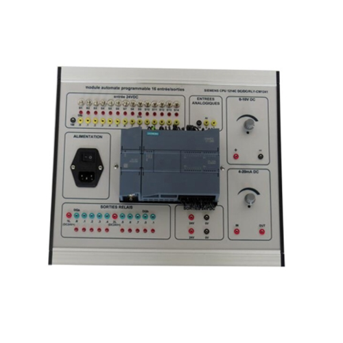 PLC compacto de 16 entradas y salidas. Equipo de laboratorio educativo. Paquete instructivo. Capacitación en habilidades eléctricas.