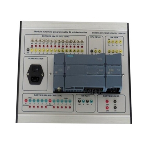 Automate programmable compact 24 entrées/sorties, équipement de formation professionnelle, kit pédagogique Learnlab, machine électrique