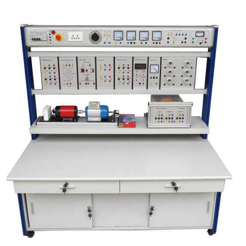 Équipement de formation professionnelle en électronique de puissance, modèle didactique pour laboratoire d'électricité.
