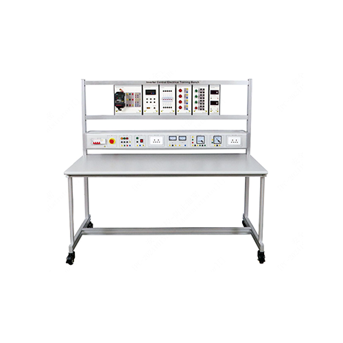 Banc de formation électrique à commande par variateur de fréquence - Équipement pédagogique - Équipement de formation industrielle - Établi électrique