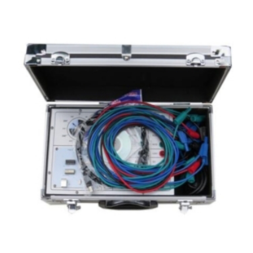 Caixa de experimentos com motor de passo, equipamento educacional, equipamento demonstrativo, laboratório de instalações elétricas