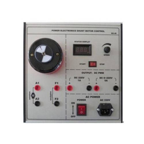 Paket Materi Pembelajaran Kontrol Motor Shunt Elektronik Daya untuk Sekolah: Laboratorium Instalasi Listrik