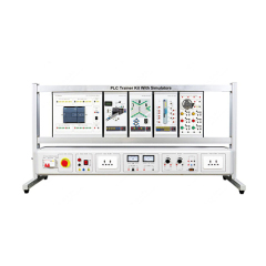 Kit Pelatihan PLC dengan Simulator, Peralatan Pendidikan untuk Sekolah, Peralatan dan Simulator Pelatihan Kejuruan Teknik, Pelatih Otomatis