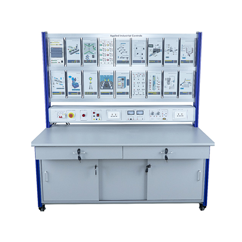 Equipamento de treinamento para CLP (Controlador Lógico Programável) - Equipamento didático para laboratório de instalações elétricas.