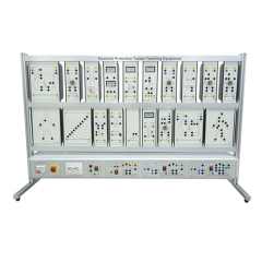 Pannello di formazione sulla protezione elettrica Apparecchiature didattiche di ingegneria Sistema di formazione sulla risoluzione dei problemi Trainer automatico