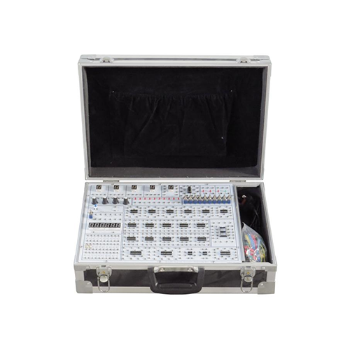 Kit per esperimenti di elettronica digitale, attrezzatura didattica per scuole, pacchetto didattico per laboratori di installazione elettrica.