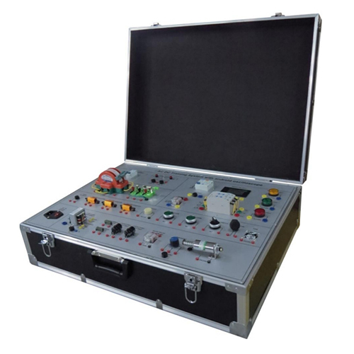 Sistema de treino AC/DC com osciloscópio Android, equipamento de treino profissional, modelo de ensino para treino de competências elétricas.