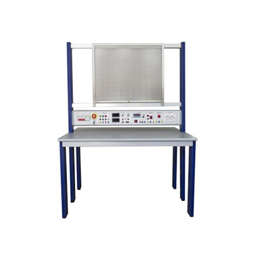 Stanowisko szkoleniowe do instalacji elektrycznych, sprzęt dydaktyczny do nauczania technicznego, wyposażenie laboratorium elektrotechnicznego.