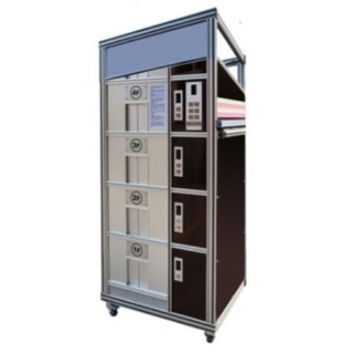 Thiết bị huấn luyện thang máy 4 tầng, thiết bị giảng dạy, thiết bị đào tạo công nghiệp, thiết bị huấn luyện cơ điện tử.
