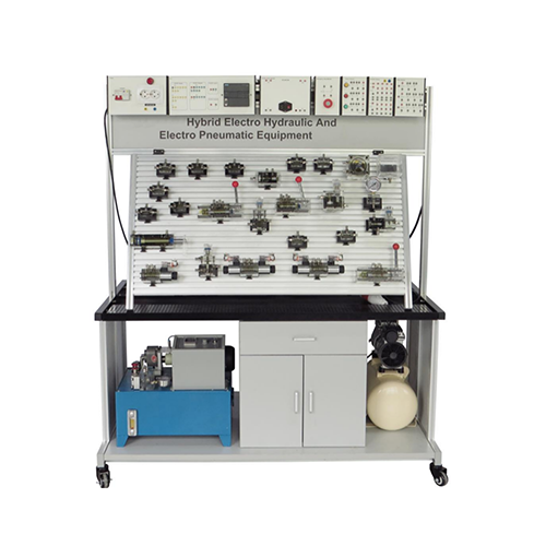 Hybrid Electro Hydraulic and Electro Pneumatic Equipment Vocational Training Equipment  Teaching Model Mechatronics Training Equipment