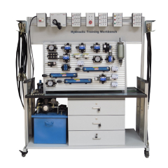 Electro Hydraulic Workbench for Training Double Sided Vocational Training Equipment Teaching Model Hydraulic Trainer