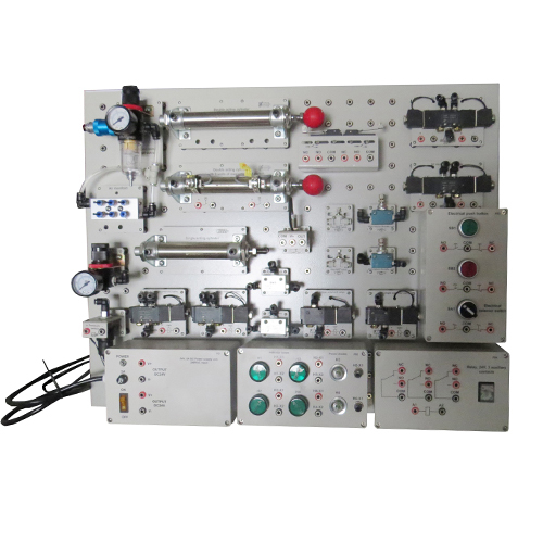 Electro Pneumatic Trainer Panel Type Technical Skills Training Equipment Demonstrational Equipment Pneumatic Training Equipment