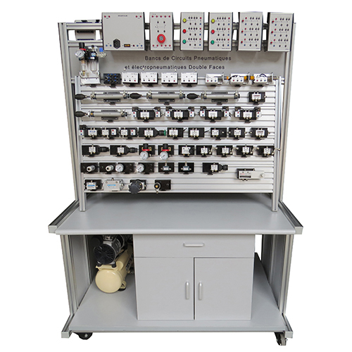 Pneumatic And Electro Pneumatic Bench Teaching Equipment Industrial Training Equipment Electro Pneumatic Trainer