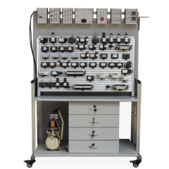 Double Side Electro Pneumatic Trainer Technical Skills Training Equipment Demonstrational Equipment Pneumatic Training Equipment