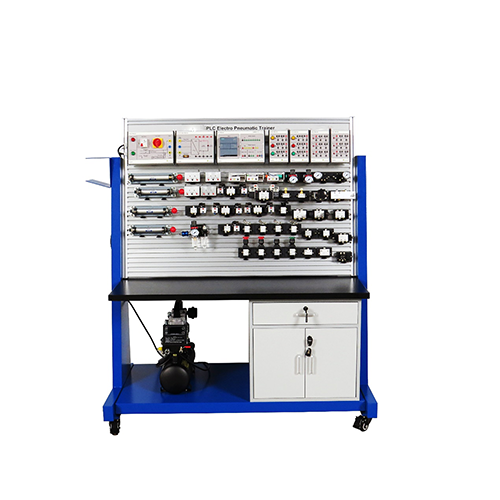 PLC Electro Pneumatic Training Workbench Didactic Equipment Technical Training Equipment  Pneumatic Trainer