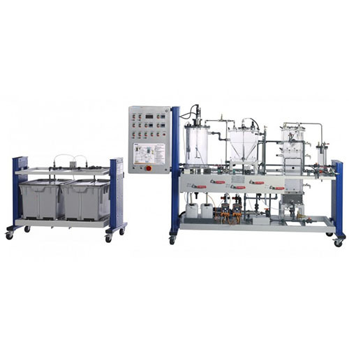 Anaerobic Water Purification  Pilot Plant (Automated) with Computer  and Backup UPS Highlights of the equipment Water Treatment Trainer Educational Equipment Teaching Equipment