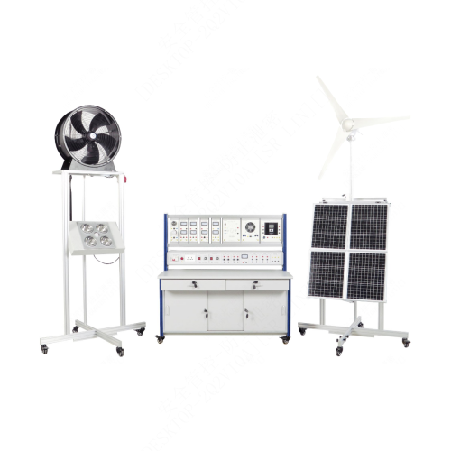 Equipamento educativo para formação em energia solar e eólica, formação em competências técnicas, sistema de formação em energias renováveis.