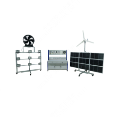 Equipamento educativo para formação em energia solar e eólica, formação em competências técnicas, sistema de formação em energias renováveis.
