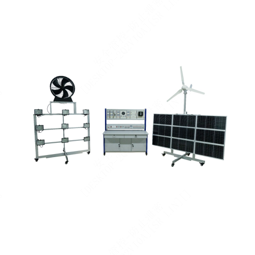Equipamento educativo para formação em energia solar e eólica, formação em competências técnicas, sistema de formação em energias renováveis.
