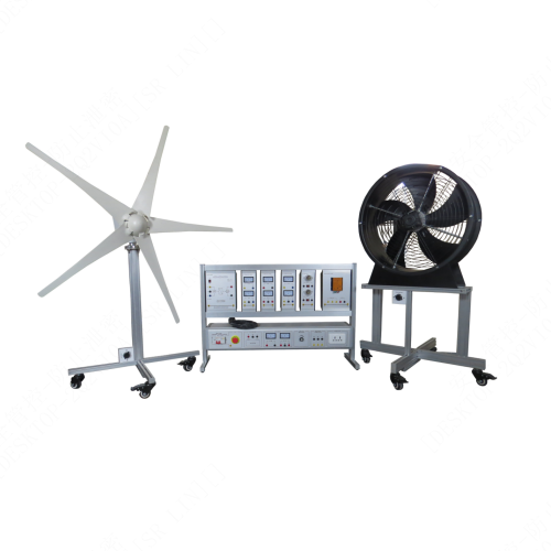 Equipamento de formação para geração de energia eólica e solar, equipamento educativo, formação em competências técnicas, sistema de formação em energias renováveis.
