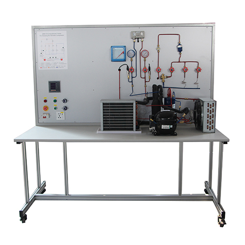 Computerized Trainer For Studying The Hermetic Compressor Refrigeration Laboratory Equipment Didactic Equipment Vocational Training Equipment
