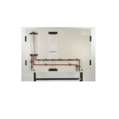 Tecnologia di installazione Perdite in tubi diritti Modello didattico Attrezzatura dimostrativa Attrezzatura da laboratorio termico