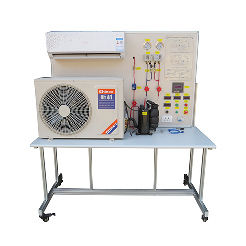 Domestic Air Conditioning Trainer Refrigeration Laboratory Equipment Didactic Equipment Vocational Training Equipment