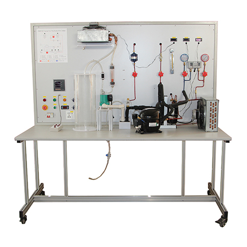 Trainer For The Study Of A Chiller Refrigeration Laboratory Equipment Didactic Equipment Vocational Training Equipment