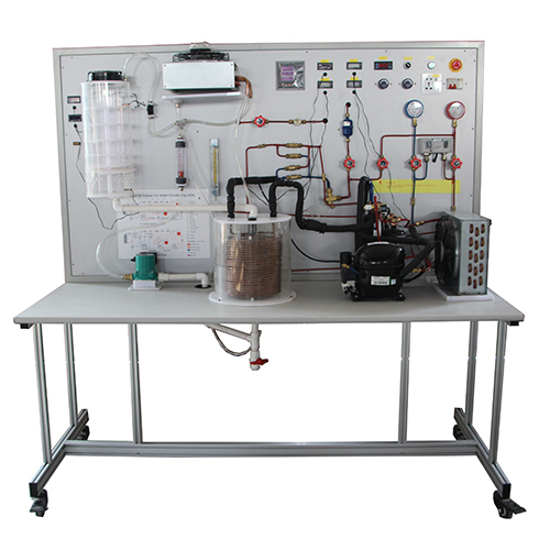 Trainer For Water Condensing Units Refrigeration Laboratory Equipment Didactic Equipment Vocational Training Equipment