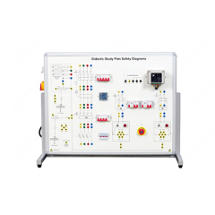 Plan d'études didactiques, schémas de sécurité, équipement de laboratoire d'électricité, matériel didactique, équipement de formation professionnelle