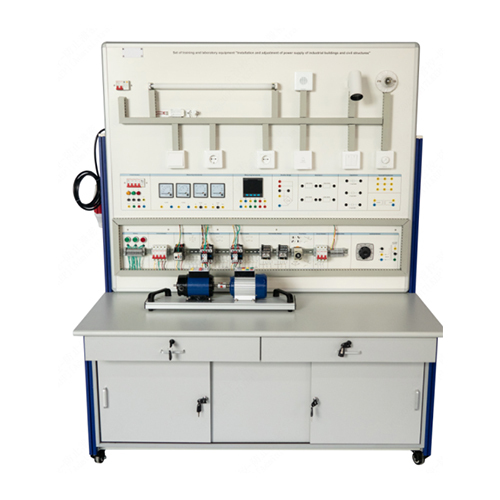 Set Of Training And Laboratory Equipment "Installation And Adjustment Of Power Supply Of Industrial Buildings And Civil Structures" Electrical Lab Equipment Didactic Equipment Vocational Training Equipment