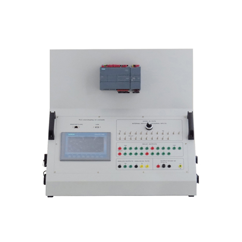 PLC e Display no Console - Equipamento Elétrico para Laboratório - Equipamento Didático - Equipamento Educacional