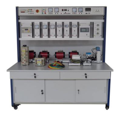 Bàn thực hành máy phát điện một chiều, thiết bị phòng thí nghiệm điện, thiết bị giảng dạy, thiết bị đào tạo nghề.
