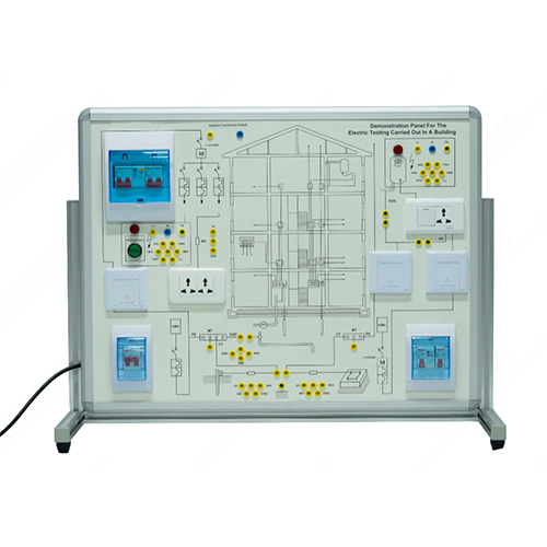 建物内で実施される電気試験用デモンストレーションパネル 電気実験室機器 教育機器 職業訓練機器