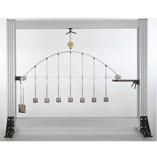 Two Hinged Parabolic Arch, Fixed End Mechanical Trainer Educational Equipment Teaching Equipment