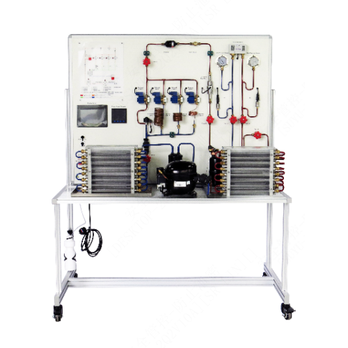 Equipamento didático para sistema de treinamento em compressores, equipamento para treinamento profissional, equipamento para laboratório de refrigeração.