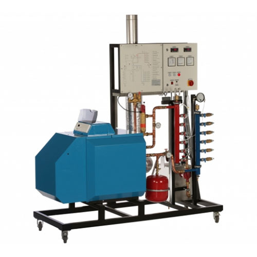 Boiler Educational Bench For Domestic Water Production Thermal Lab Equipment Educational Equipment Teaching Equipment