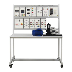 Single Phase and 3 Phases Motor Trainer Kit With VFDSchool Teaching Equipment Educational Equipment Electrical Training Equipment