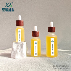 Spot 15ml, 20ml, 30ml, 50ml Brown Walnut Ring Essential Oil Bottle, Food Grade Glass Dropper Bottle, Wholesale