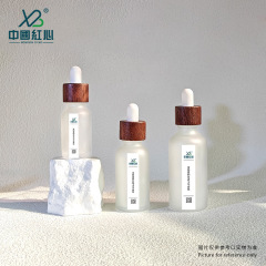 Spot 15ml, 20ml, 30ml, 50ml Brown Walnut Ring Essential Oil Bottle, Food Grade Glass Dropper Bottle, Wholesale