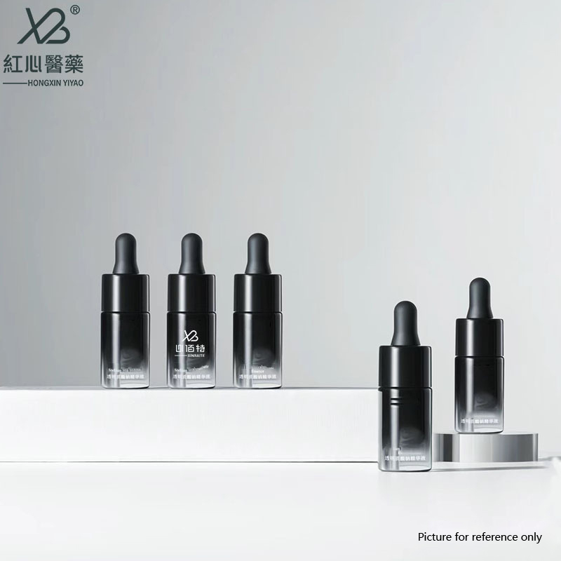 Hongxin black gradient screw-top dropper bottles for perfume samples