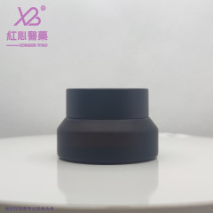 Red heart glass factory wholesale 10g, 30g, 50g, brown sloping shoulder high face cream bottle cosmetics face cream wide mouth bottle