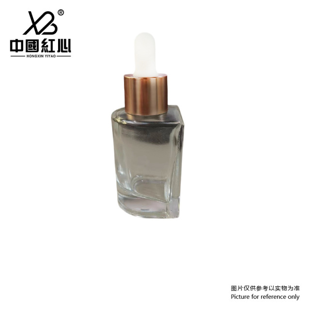 Factory stock 40ml dropper bottle thick bottom semi-round original liquid essence dispensing bottle glass bottle cosmetics bottle wholesale