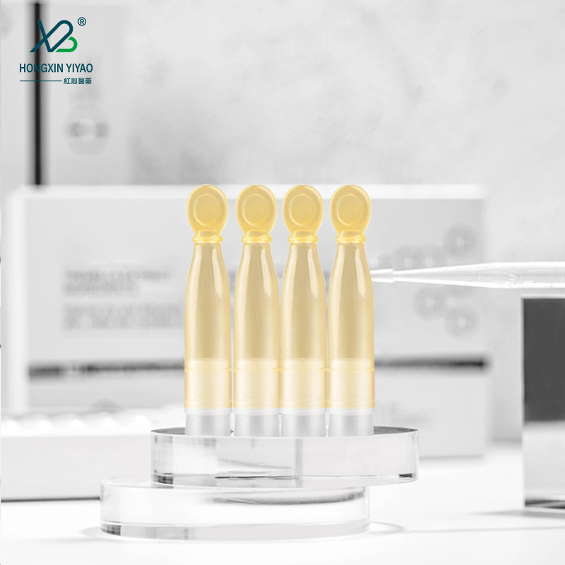 Dual-Chamber Bowling-Shaped Single-Use Bottles - For Separated Water-Oil Toners, Cosmetic Water-Powder Mixtures, Plastic Serum Bottles and Ampoules