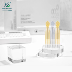 Dual-Chamber Bowling-Shaped Single-Use Bottles - For Separated Water-Oil Toners, Cosmetic Water-Powder Mixtures, Plastic Serum Bottles and Ampoules