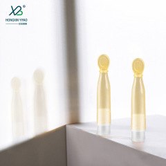 Dual-Chamber Bowling-Shaped Single-Use Bottles - For Separated Water-Oil Toners, Cosmetic Water-Powder Mixtures, Plastic Serum Bottles and Ampoules